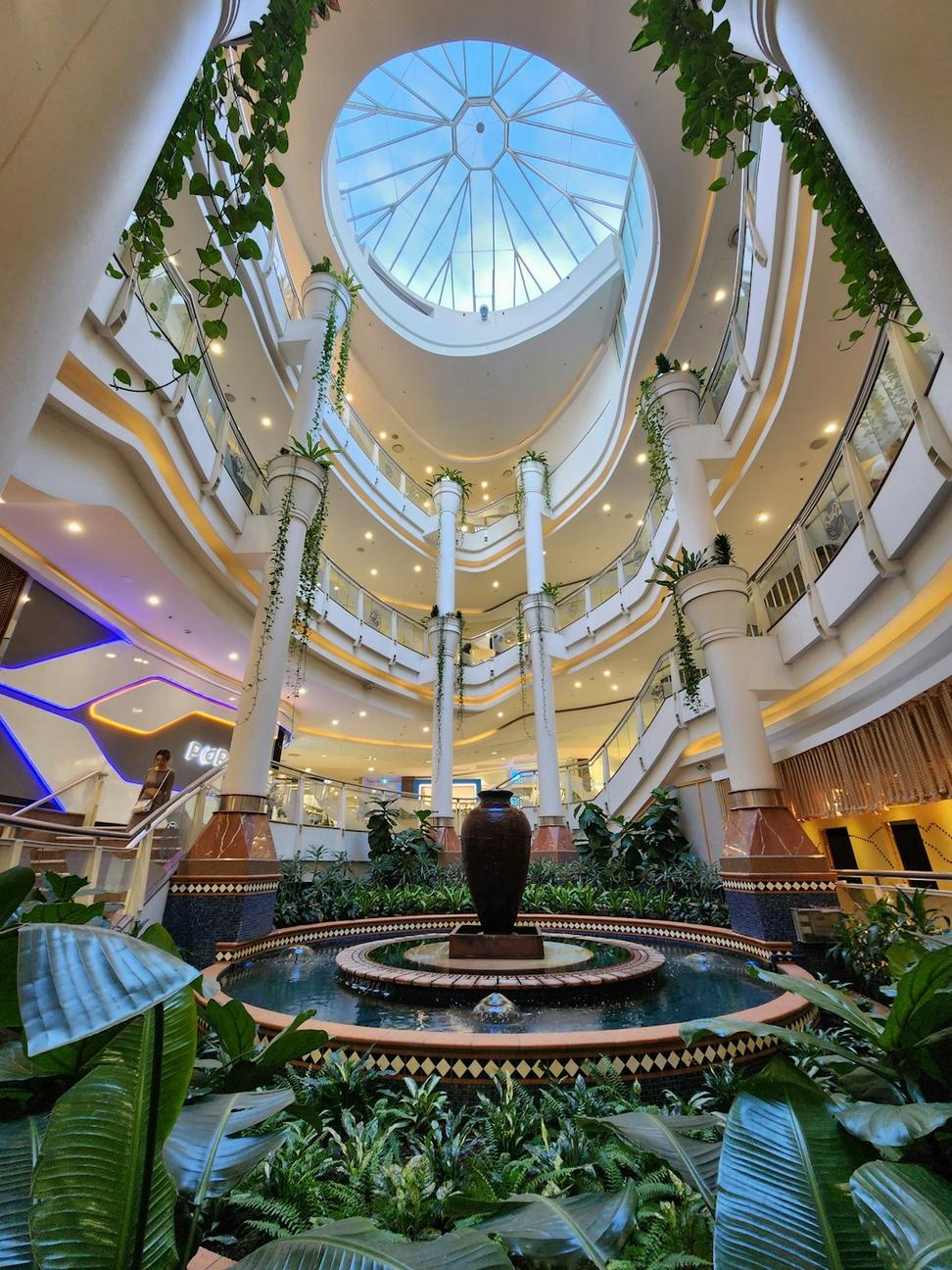 Modern hotel interior